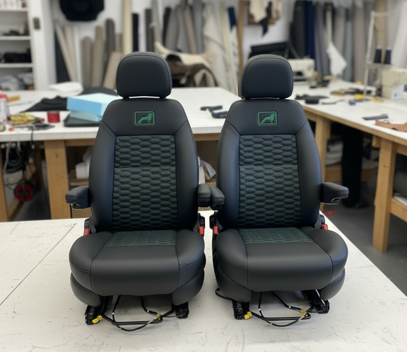 Custom MAN vehicle seats upholstery Middlesbrough